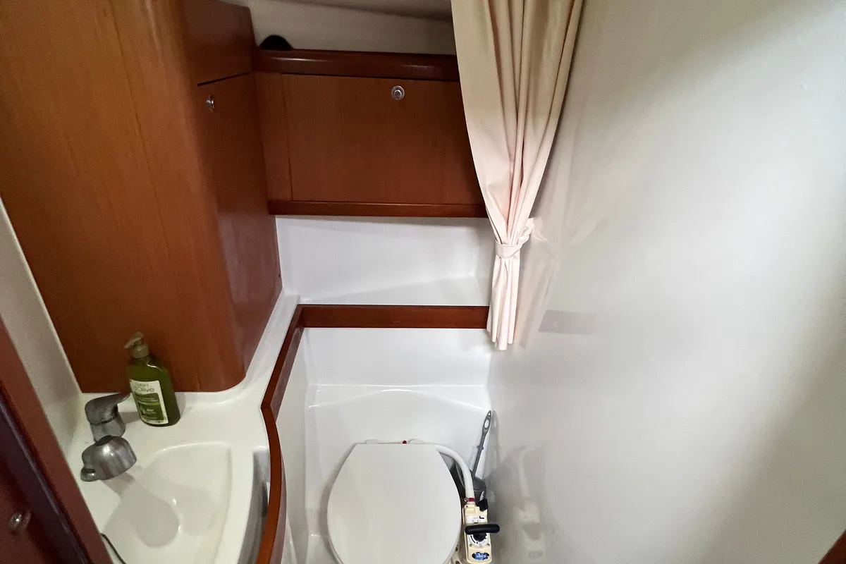 Arina, a Beneteau Oceanis 40 sailboat at Marmaris, Turkey