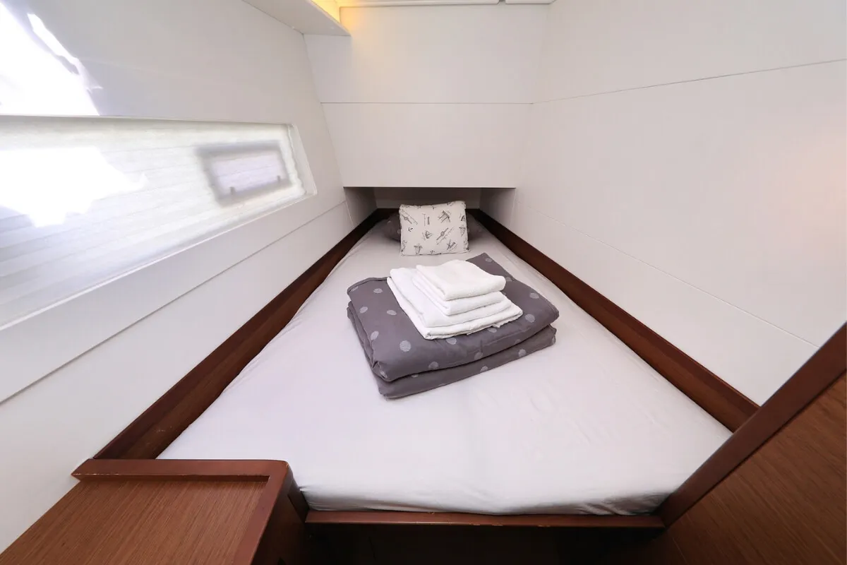 Cabin on Liquid Spirit, a Lagoon 40 catamaran at Pirovac, Croatia