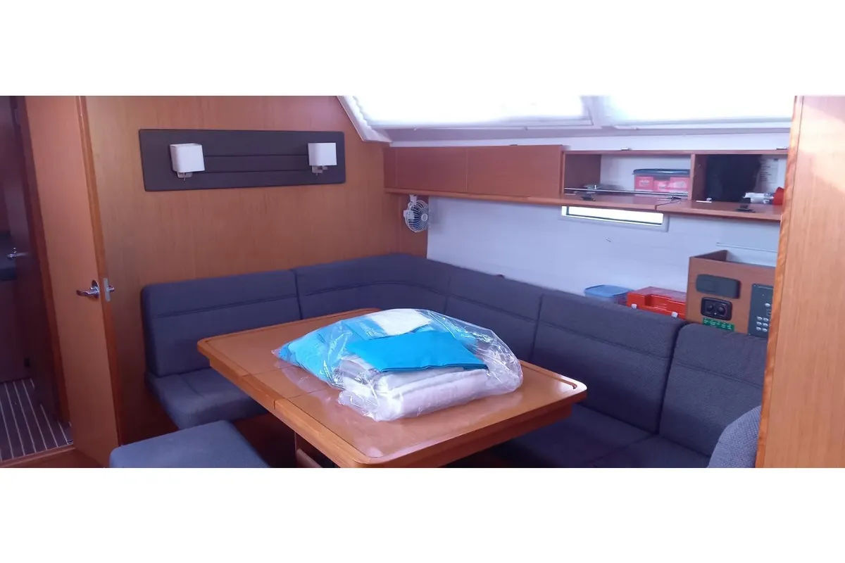Captain John, a Bavaria 46 Cruiser sailboat at Municipal Unit of Lefkada, Greece