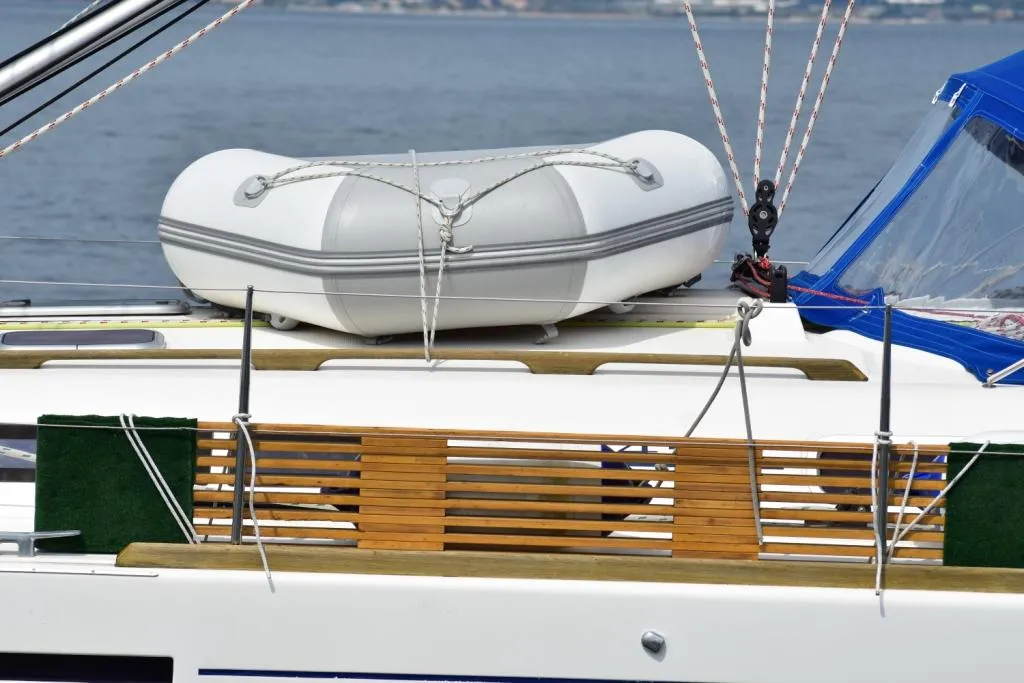 Hauraki, a Dufour 455 Grand Large sailboat at Split, Croatia