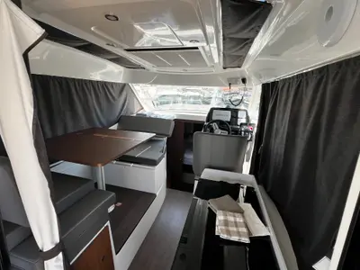 Salon of Ana, a Beneteau Antares 9 OB motorboat at Grad Pula, Croatia