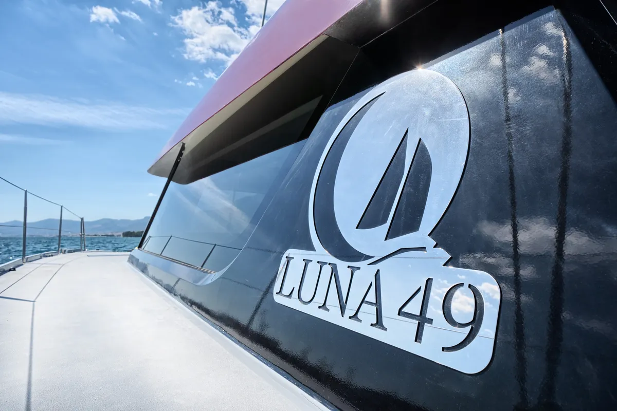 Luna 49, a catamaran at Split, Croatia