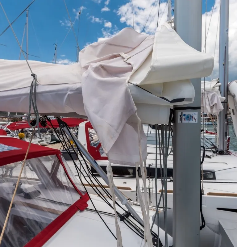 Bela, a Beneteau Oceanis 35.1 sailboat at Split, Croatia