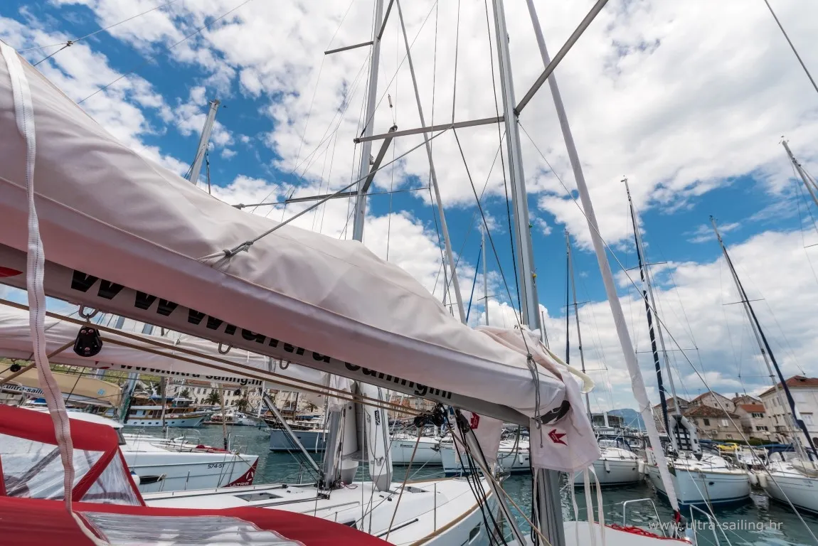 Bela, a Beneteau Oceanis 35.1 sailboat at Split, Croatia