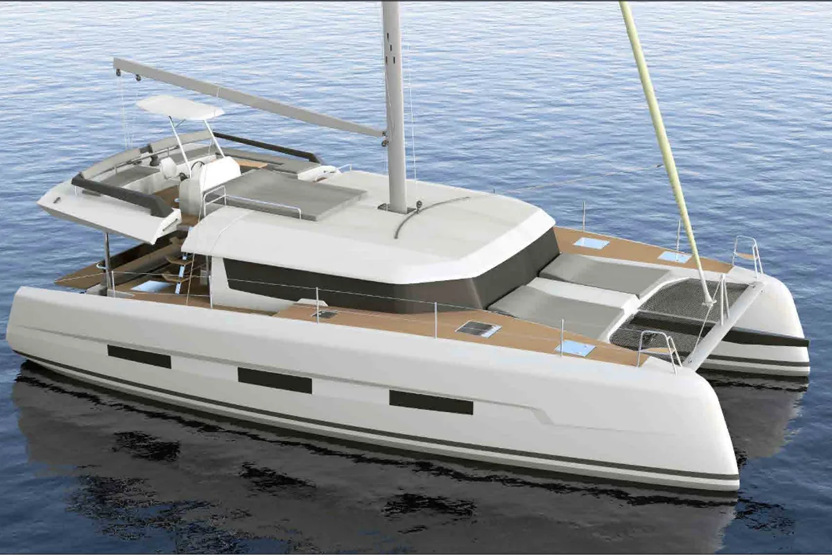 Angela, a Dufour 48 Catamaran catamaran at Salerno, Italy