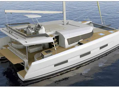 Angela, a Dufour 48 Catamaran catamaran at Salerno, Italy