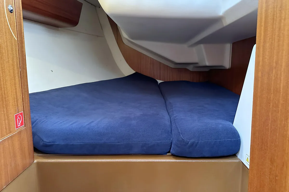 Cabin on eXess, a X-Yachts X-37 sailboat at Barth, Germany