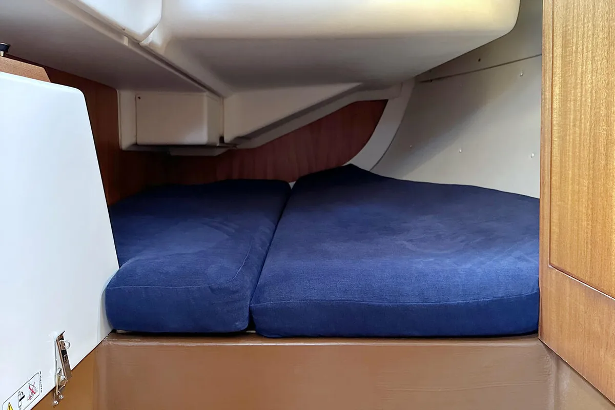 Cabin on eXess, a X-Yachts X-37 sailboat at Barth, Germany