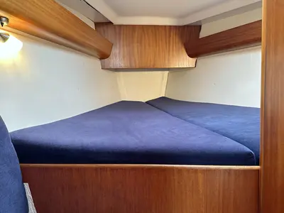 Cabin on eXess, a X-Yachts X-37 sailboat at Barth, Germany