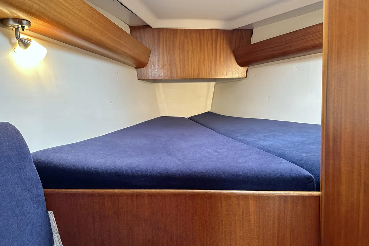 Cabin on eXess, a X-Yachts X-37 sailboat at Barth, Germany