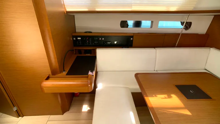 Salon of Anna, a Jeanneau Sun Odyssey 479 sailboat at Općina Rogoznica, Croatia