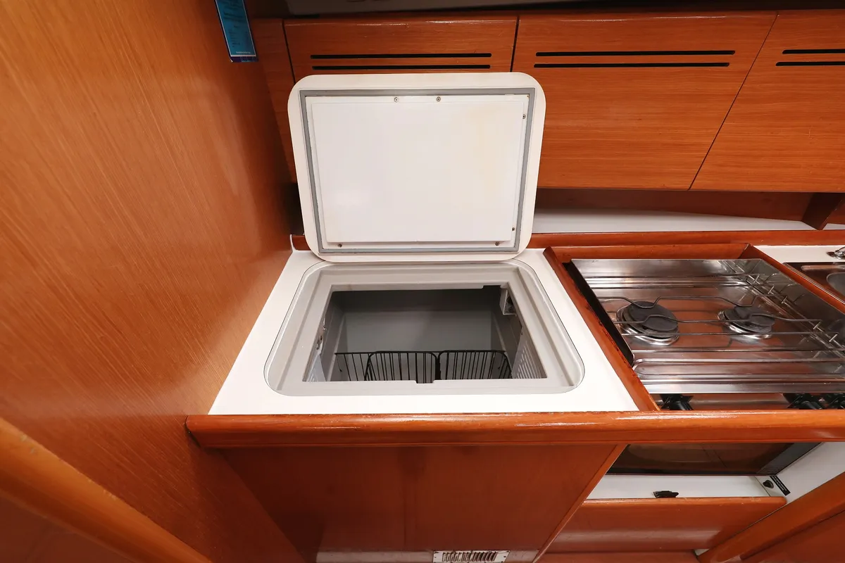 Galley of Kristina II , a Beneteau Cyclades 50.5 sailboat at Općina Sukošan, Croatia