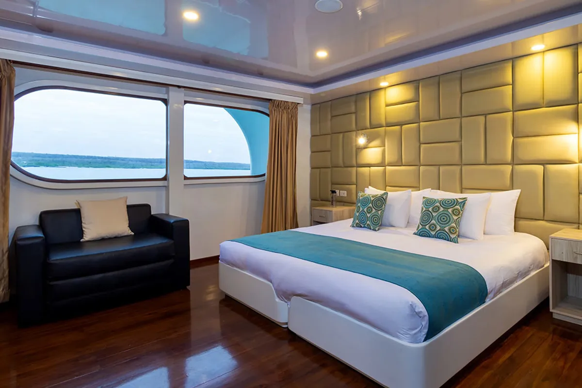 Cabin on Petrel - Cabin 3, a Gulet Power Catamaran catamaran at Baltra, Ecuador