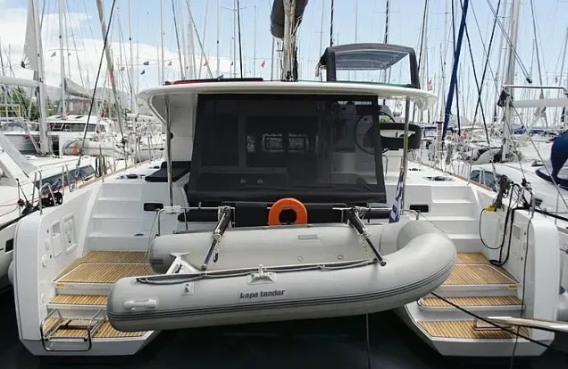 Anemone, a Lagoon 40 catamaran at Preveza, Greece