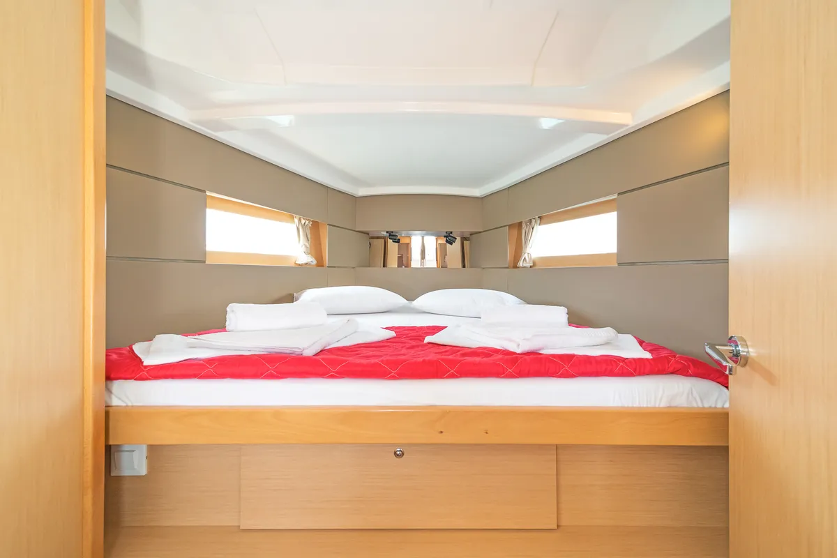 Cabin on Philyra, a Beneteau Oceanis 38.1 sailboat at Municipal Unit of Lefkada, Greece
