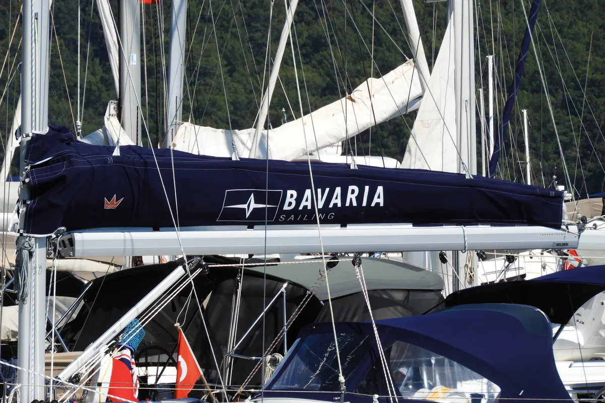 Sora, a Bavaria Cruiser 34 sailboat at Fethiye, Turkey
