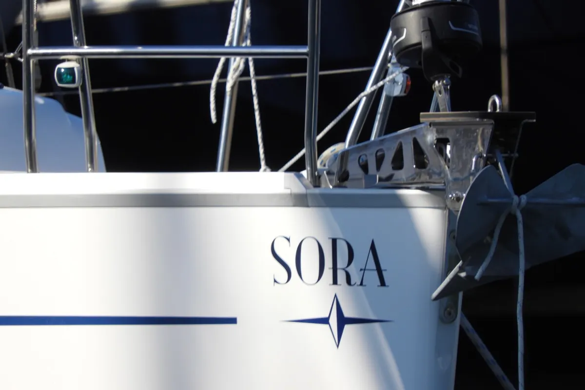 Sora, a Bavaria Cruiser 34 sailboat at Fethiye, Turkey