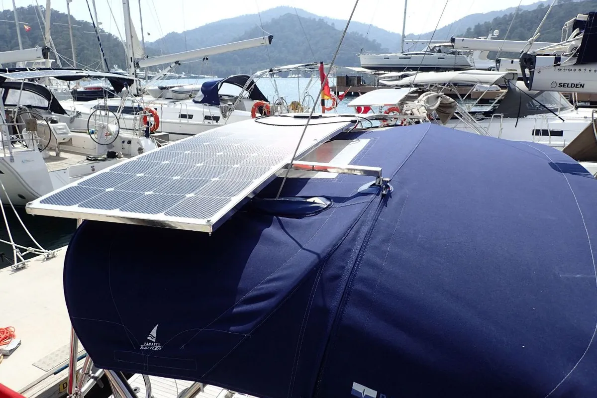 Sora, a Bavaria Cruiser 34 sailboat at Fethiye, Turkey