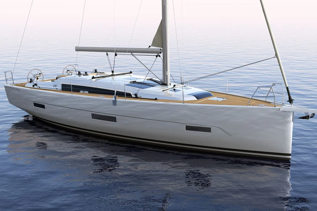 Si Puo Fare, a Dufour 430 sailboat at Palermo, Italy