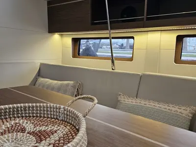 Salon of Julia, a Beneteau Oceanis 46.1 sailboat at Municipal Unit of Rhodes, Greece