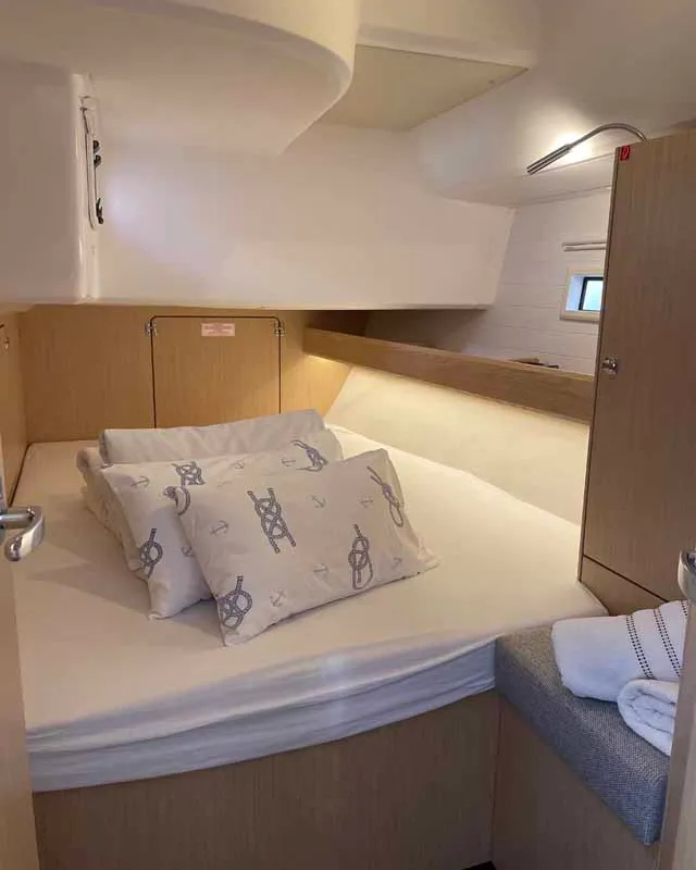 Cabin on Cataleya, a Bavaria Cruiser 46 Style sailboat at Grad Biograd na Moru, Croatia