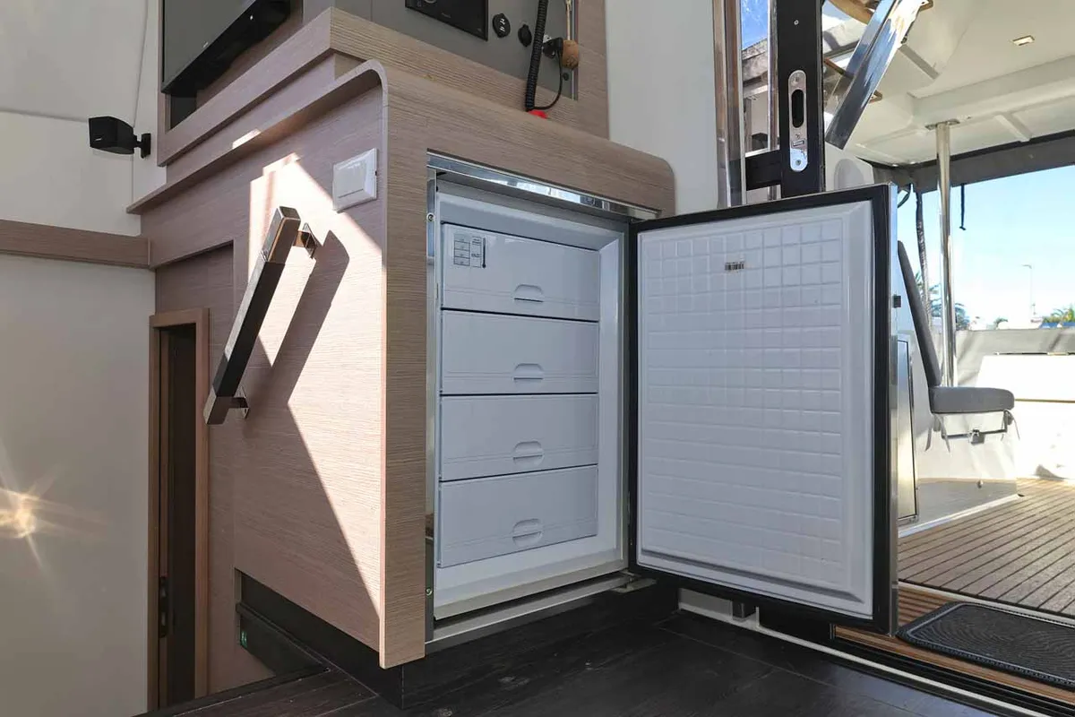 Galley of Maya I, a Fountaine Pajot Tanna 47 catamaran at Grad Biograd na Moru, Croatia