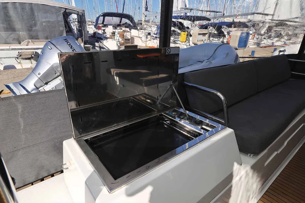 Maya I, a Fountaine Pajot Tanna 47 catamaran at Grad Biograd na Moru, Croatia