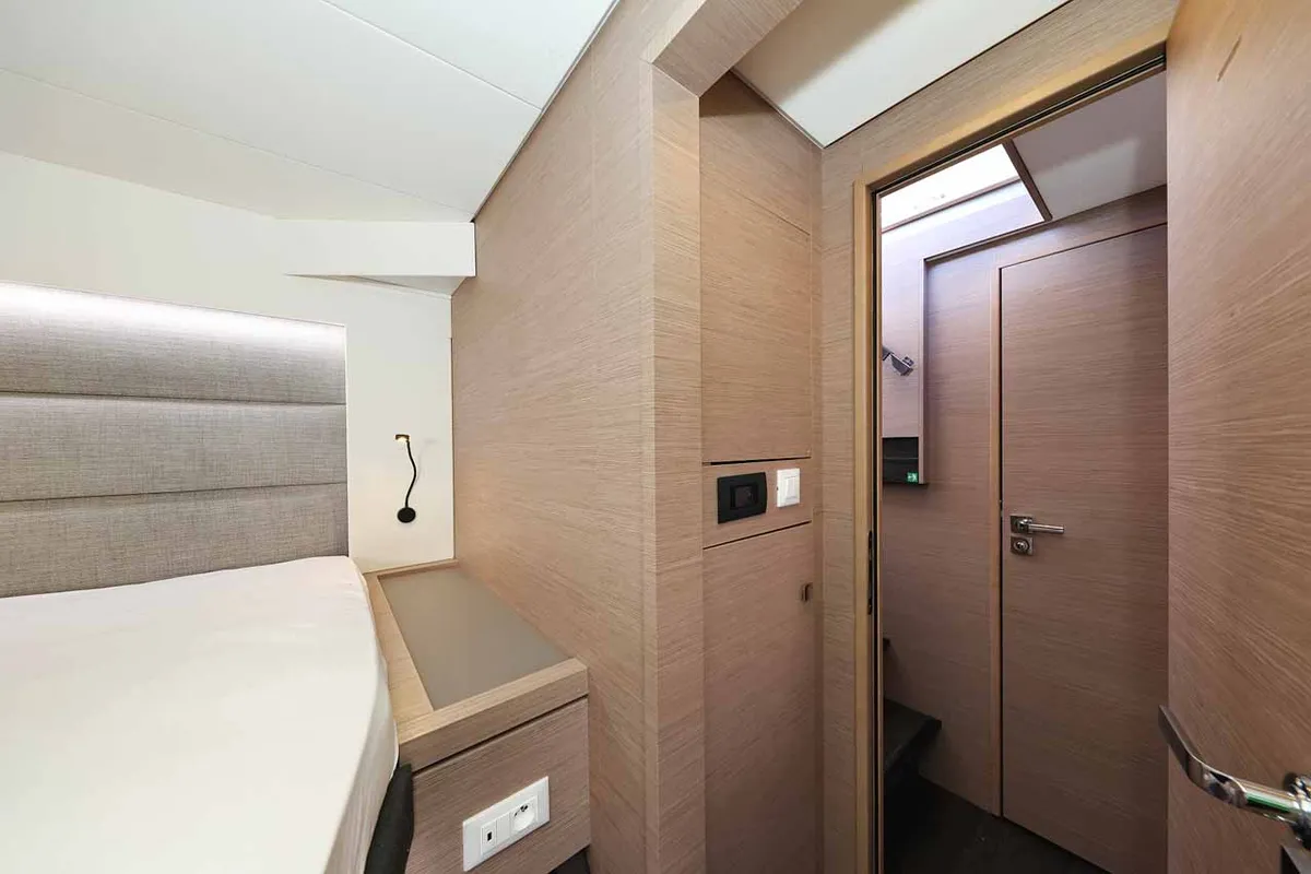 Maya I, a Fountaine Pajot Tanna 47 catamaran at Grad Biograd na Moru, Croatia