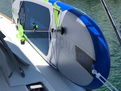 Salon of Top Smile, a Jeanneau Sun Odyssey 449 sailboat at Punat, Croatia