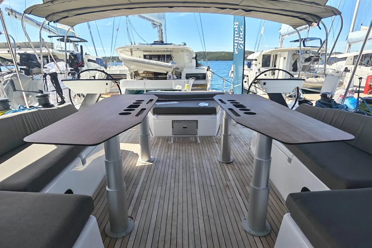 Seraphine, a Dufour 54 sailboat at Seget Donji, Croatia
