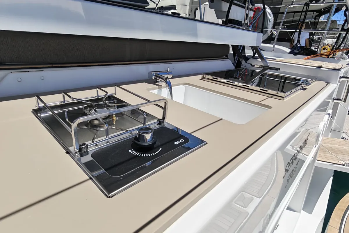 Seraphine, a Dufour 54 sailboat at Seget Donji, Croatia