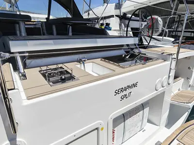 Seraphine, a Dufour 54 sailboat at Seget Donji, Croatia