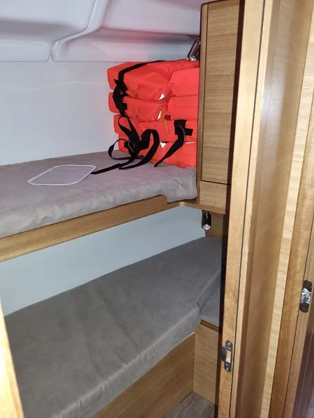 Galley of Albatros, a Elan Impression 45.1 sailboat at Grad Šibenik, Croatia