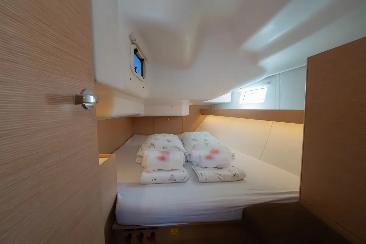 Cabin on Anadea, a Elan Impression 40 sailboat at Grad Biograd na Moru, Croatia