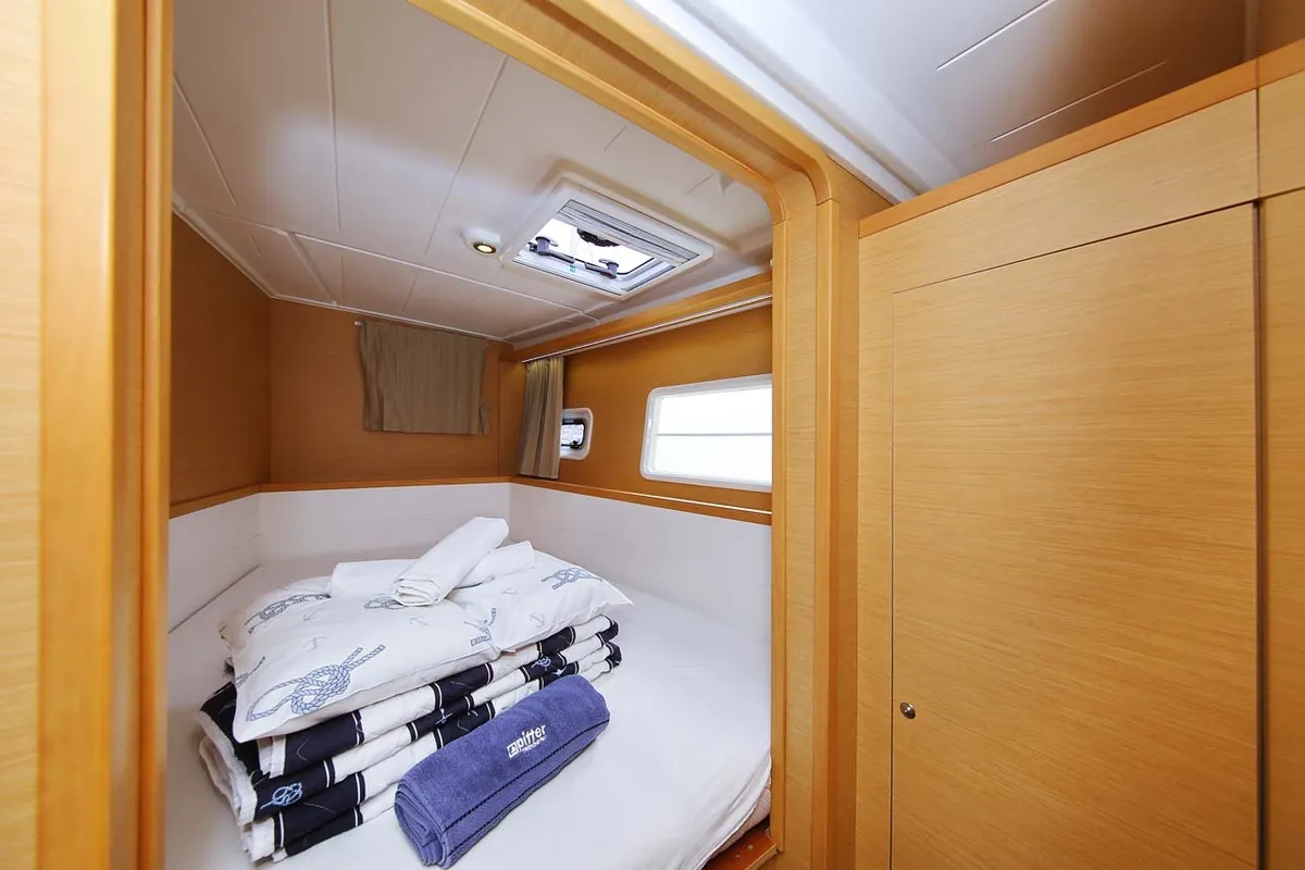 Cabin on Elea, a Lagoon 400 S2 catamaran at Grad Trogir, Croatia