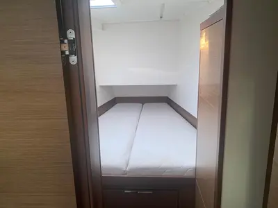 Cabin on Regolo, a Lagoon 40 catamaran at Salerno, Italy