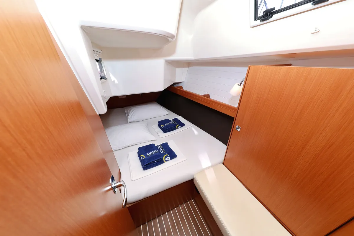 Cabin on Sun Course, a Bavaria Cruiser 37 sailboat at Grad Biograd na Moru, Croatia
