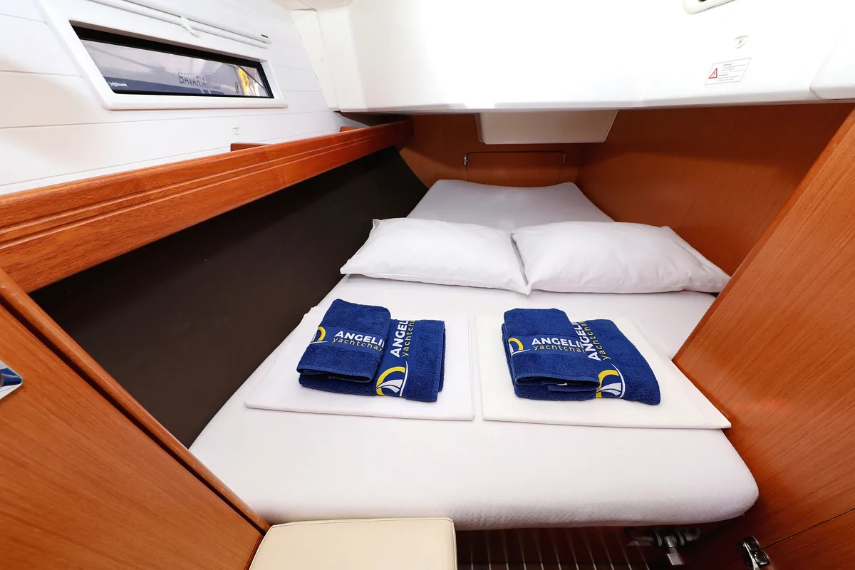 Cabin on Sun Course, a Bavaria Cruiser 37 sailboat at Grad Biograd na Moru, Croatia