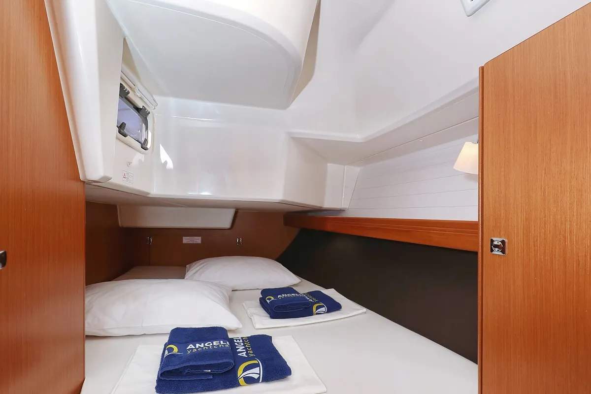 Cabin on Sun Course, a Bavaria Cruiser 37 sailboat at Grad Biograd na Moru, Croatia