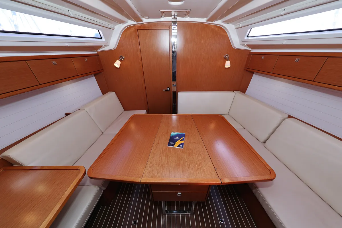 Salon of Sun Course, a Bavaria Cruiser 37 sailboat at Grad Biograd na Moru, Croatia