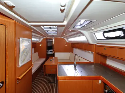 Salon of Sun Course, a Bavaria Cruiser 37 sailboat at Grad Biograd na Moru, Croatia