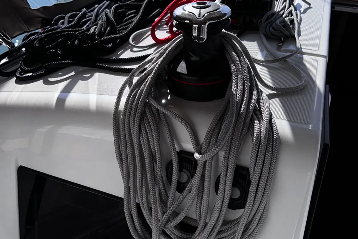 Sea Pearl, a Jeanneau Sun Odyssey 410 sailboat at Palma de Mallorca, Spain