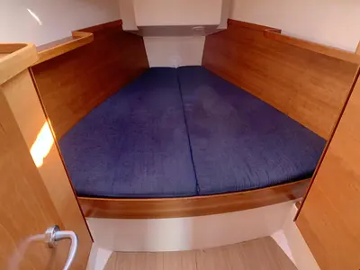 Cabin on Ronja, a Hanse 370 sailboat at Barth, Germany