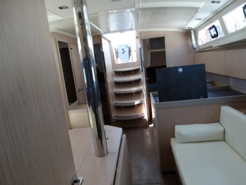 Salon of Kos 41.4, a Beneteau Oceanis 41.1 sailboat at Volos Municipality, Greece