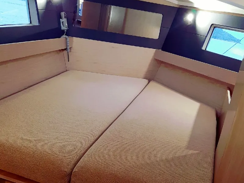 Cabin on Kos 41.4, a Beneteau Oceanis 41.1 sailboat at Volos Municipality, Greece