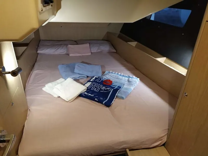 Cabin on Kos 41.4, a Beneteau Oceanis 41.1 sailboat at Volos Municipality, Greece