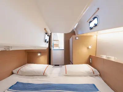 Senka, a Jeanneau Sun Odyssey 350 sailboat at Grad Cres, Croatia
