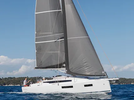 Senka, a Jeanneau Sun Odyssey 350 sailboat at Grad Cres, Croatia