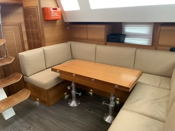 Salon of Long Island, a Elan Impression 50.1 sailboat at Seget Donji, Croatia