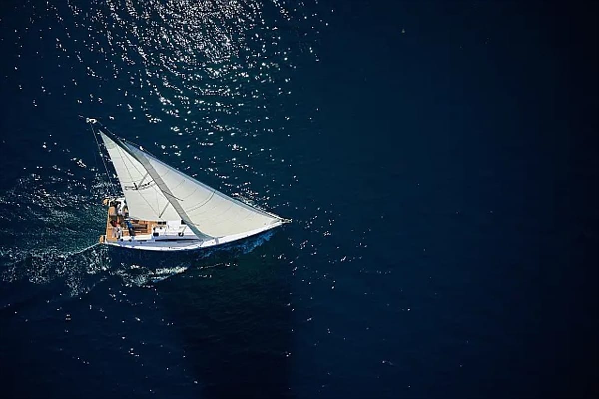 Exterior view of Long Island, a Elan Impression 50.1 sailboat at Seget Donji, Croatia